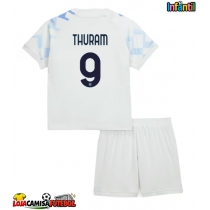 Camisa de Futebol Inter Milan Marcus Thuram #9 Equipamento Secundário Infantil 2025-26 Manga Curta (+ Calças curtas)